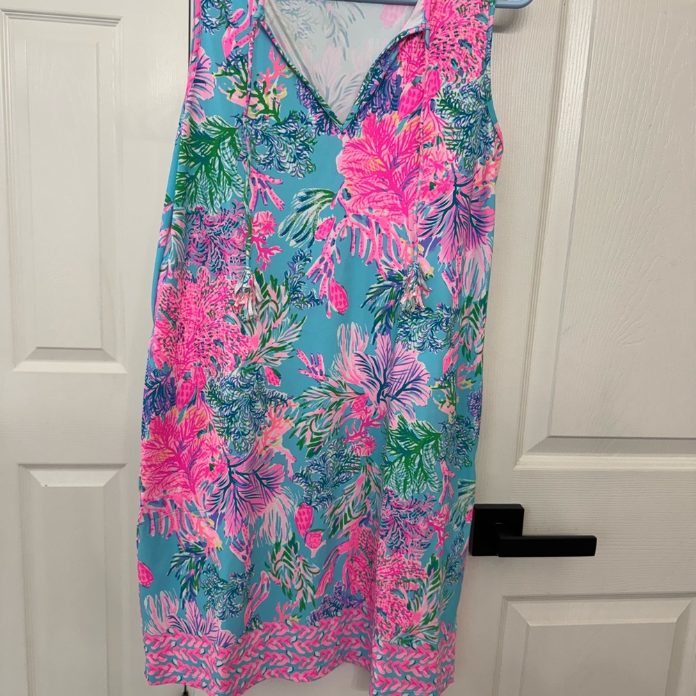Johana Cay to My Heart Lilly Pulitzer Dress - Pink and Blue